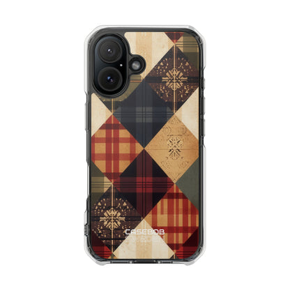 Rustic Quilt Charm iPhone 16 - Impact Clear+