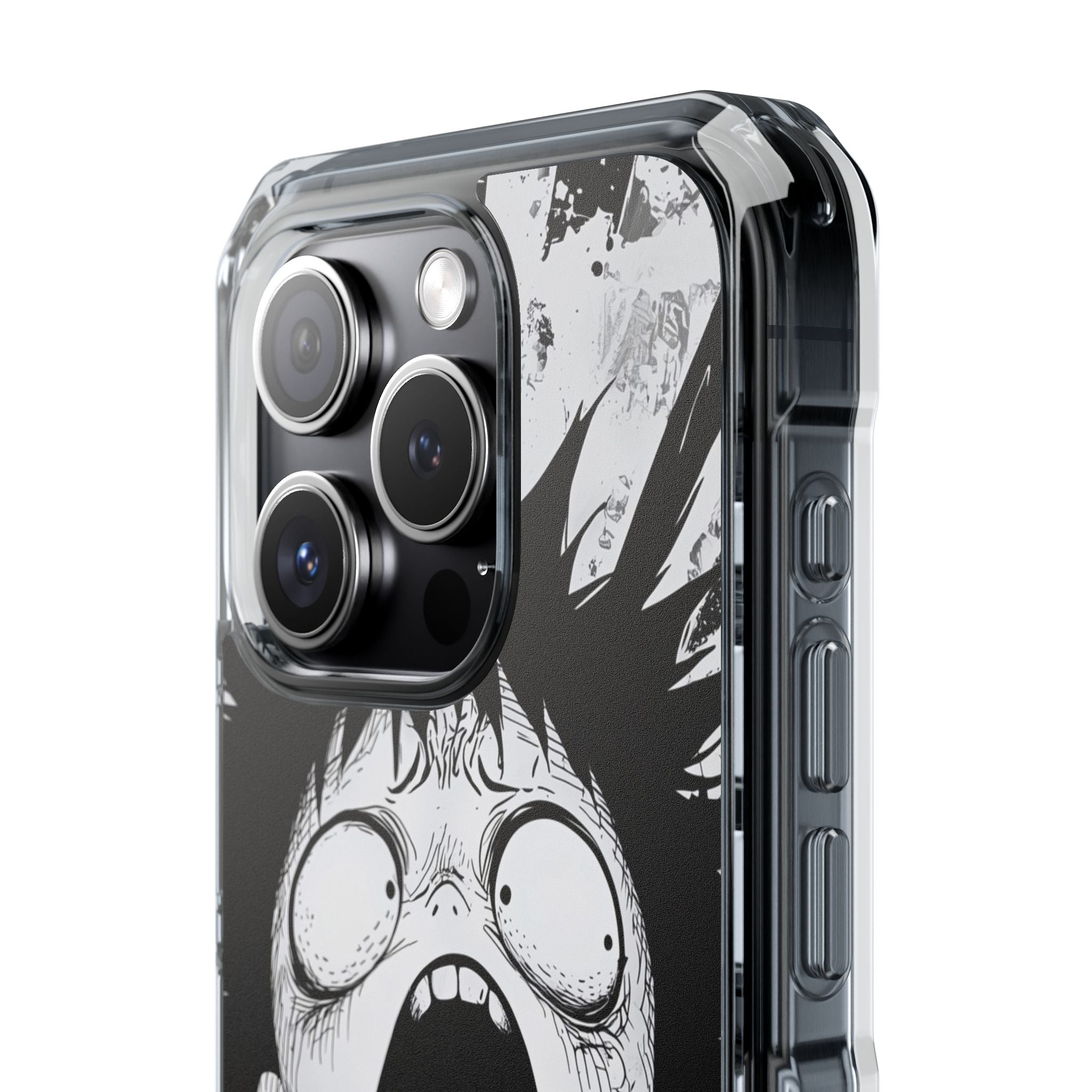 Screaming Stripes iPhone 15 Pro Case - Impact