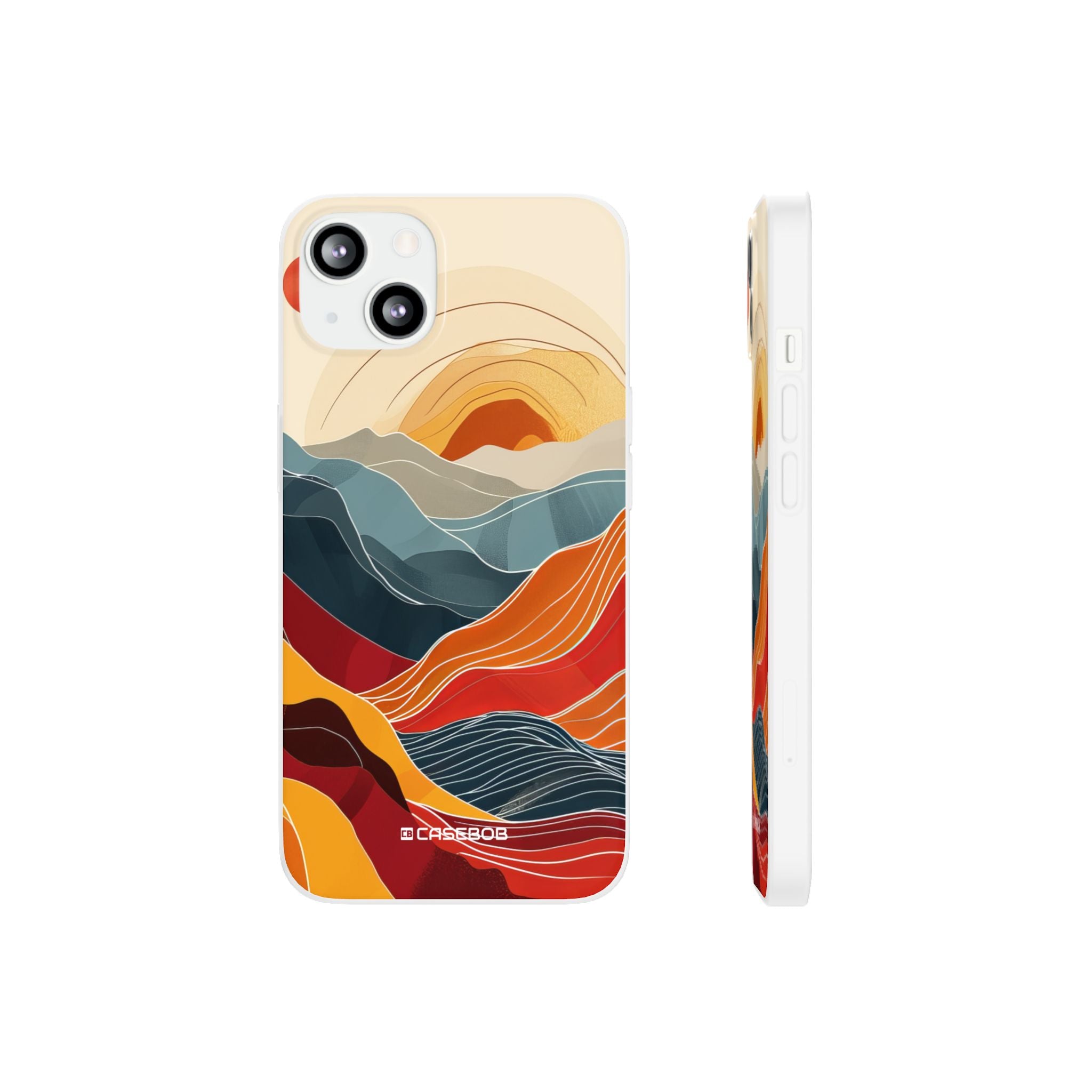 Sunset Waves | Flexible Phone Case for iPhone