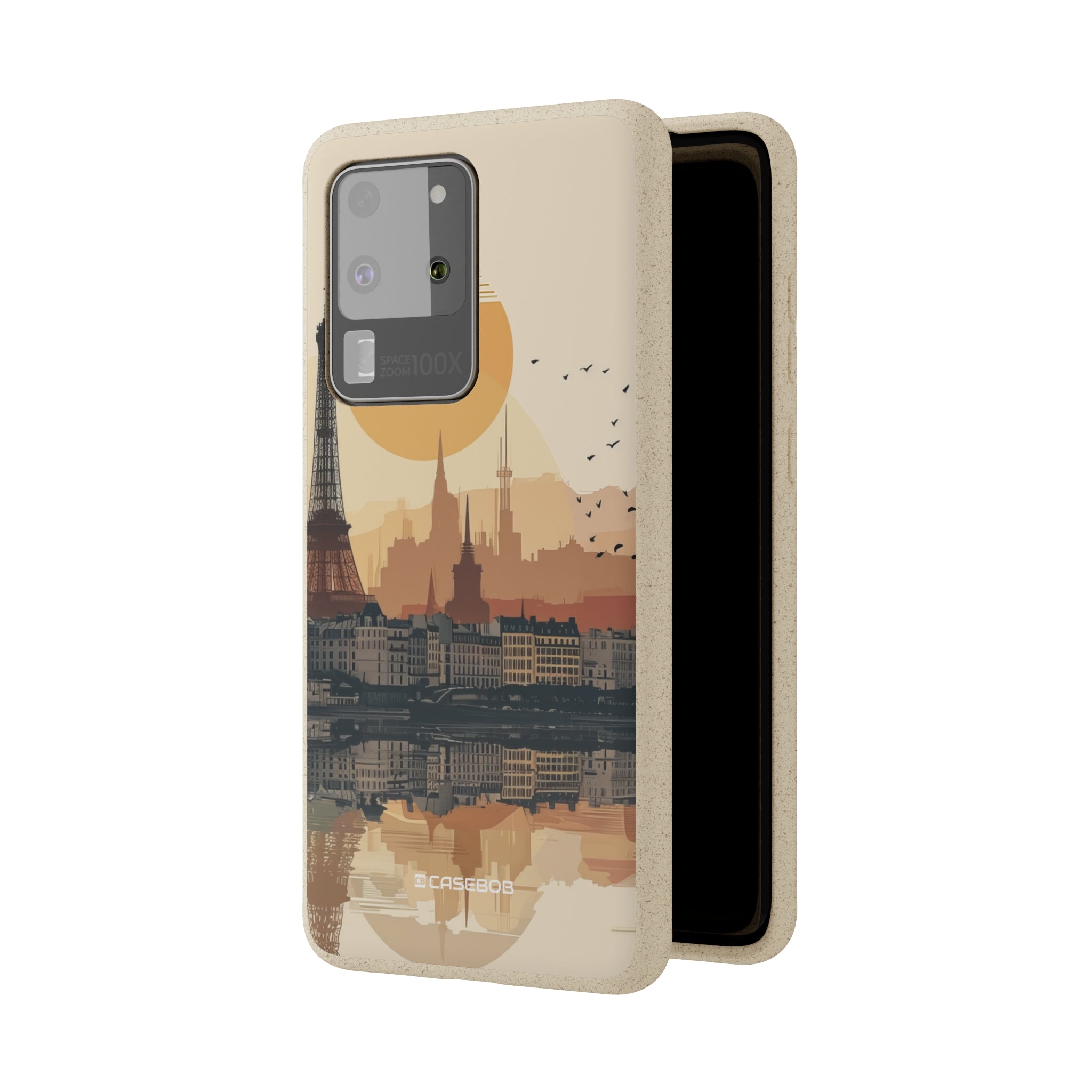 Parisian Sunset Serenity | Biodegradable Phone Case