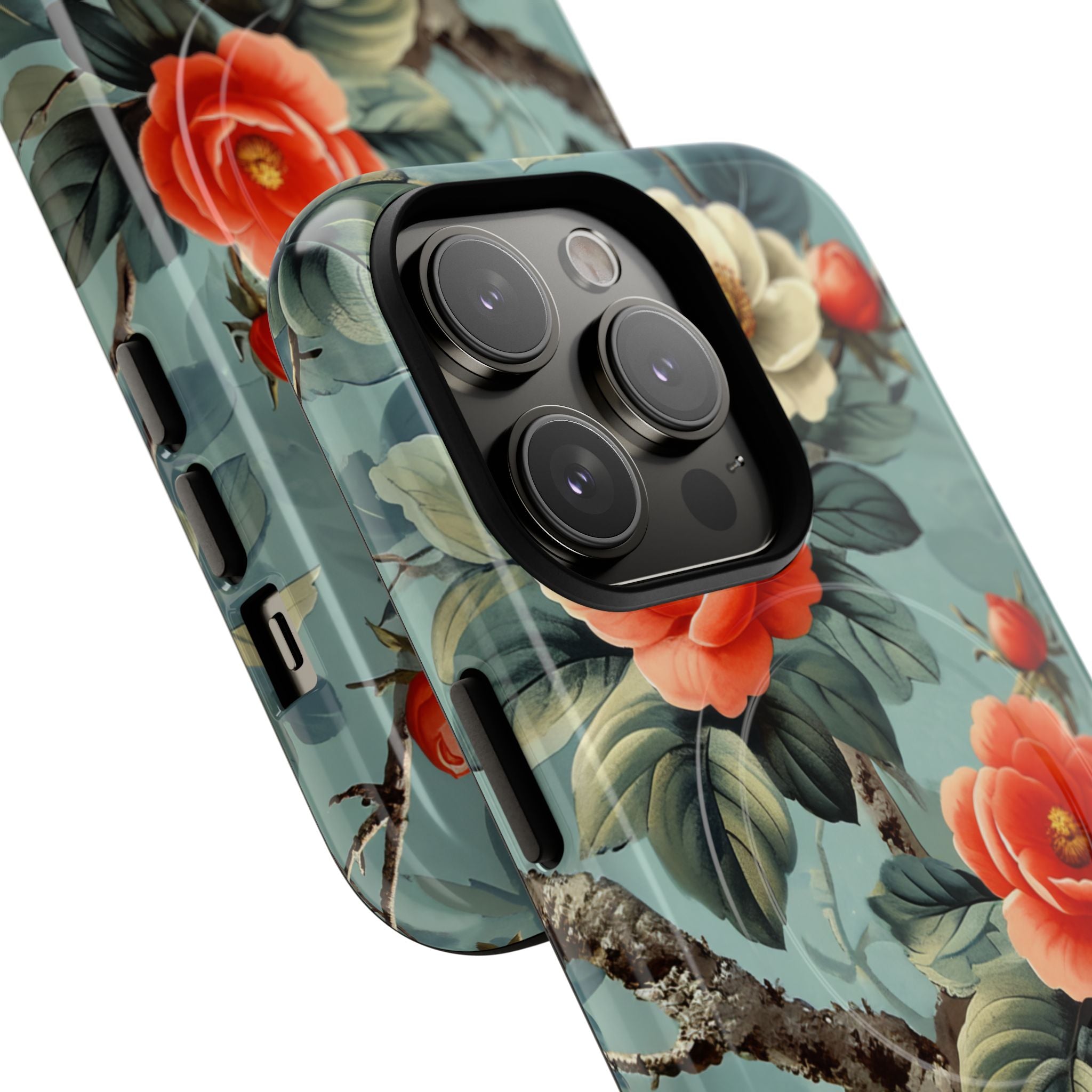 Vintage Floral Romance iPhone 14 | Tough+ Phone Case