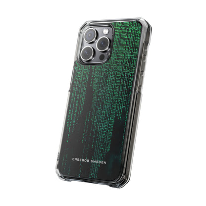 Matrix Gradient Flow iPhone 15 - Clear Impact Phone Case