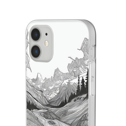 Monochrome Serenity | Flexible Phone Case for iPhone