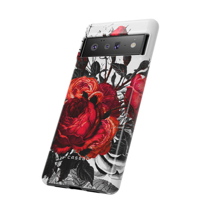 Serarose Gothic Flower - Protective Phone Case