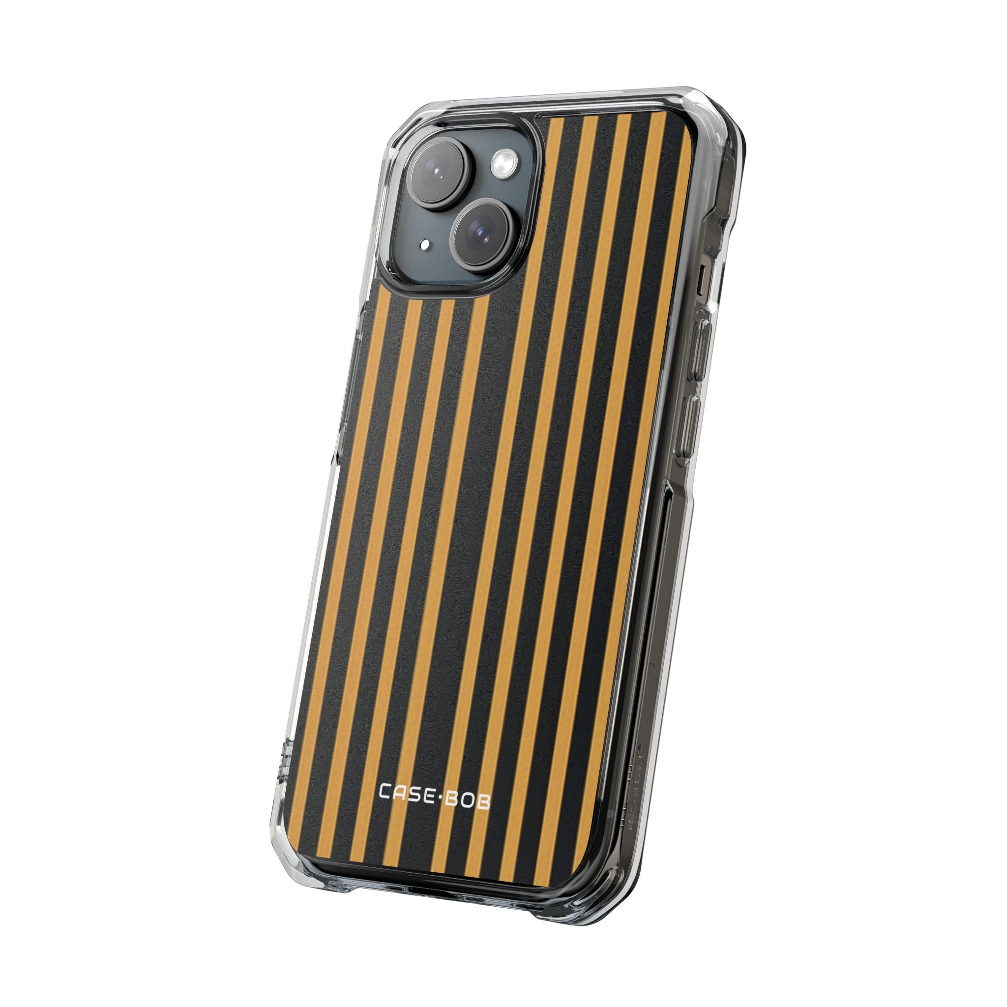 Golden Stripes iPhone 15 Case - Impact