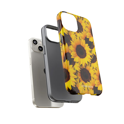Sunflower Glow iPhone 14 Case - Tough