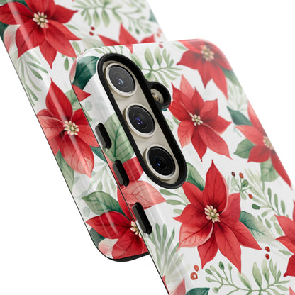 Poinsettias Bloom Bright - Samsung Case