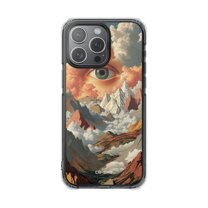 Eye Reflects Mountains iPhone Case - Impact