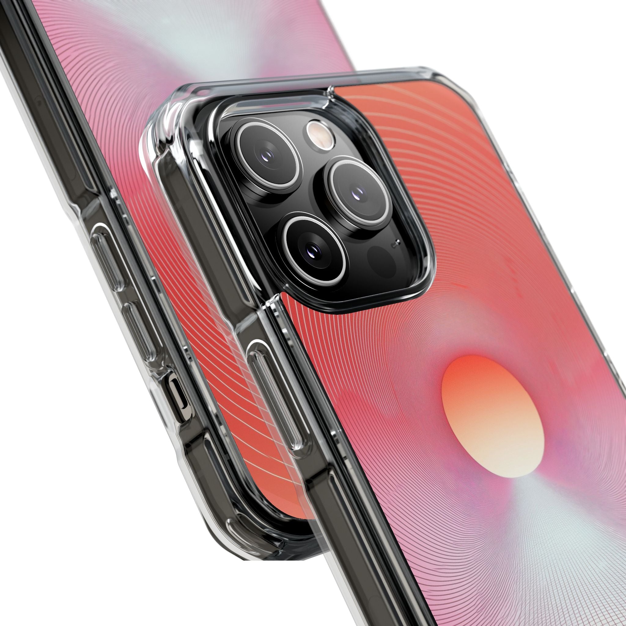 Circles Embrace Light iPhone Case - Impact