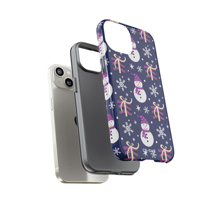 Snowmen Gift Giving - iPhone Case