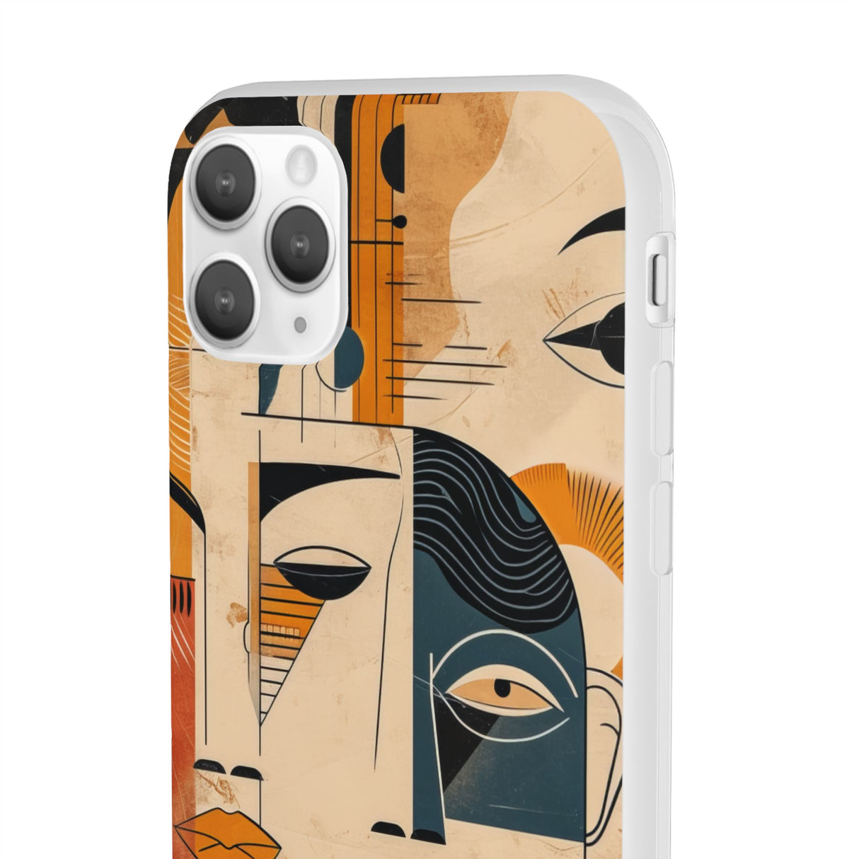 Cubist Introspection | Flexible Phone Case for iPhone