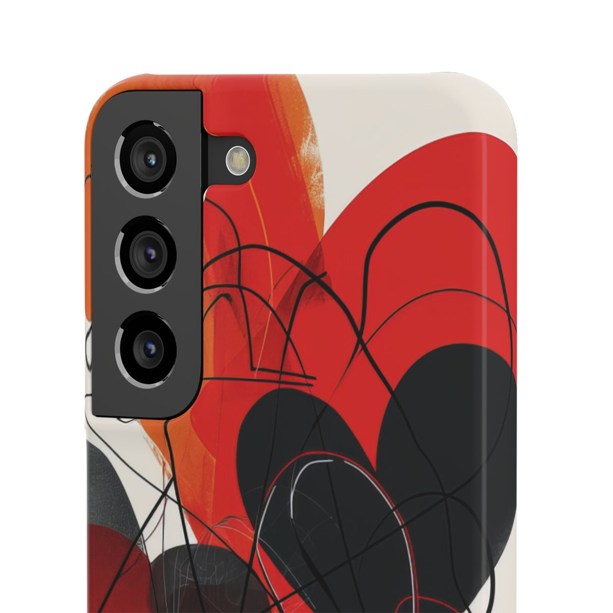 Fiery Hearts | Slim Phone Case for Samsung