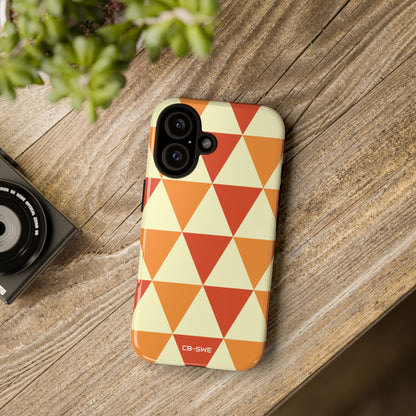 Autumn Triangles Dance - iPhone Case