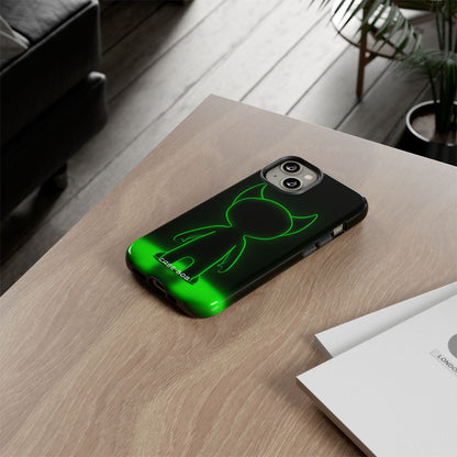 Neon Horned Glow iPhone 14 Case - Tough