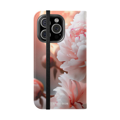 Peony Moonlight - iPhone 16 Pro Case - Wallet