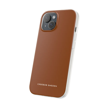 Saddle Brown iPhone 15 - Flexi Phone Case