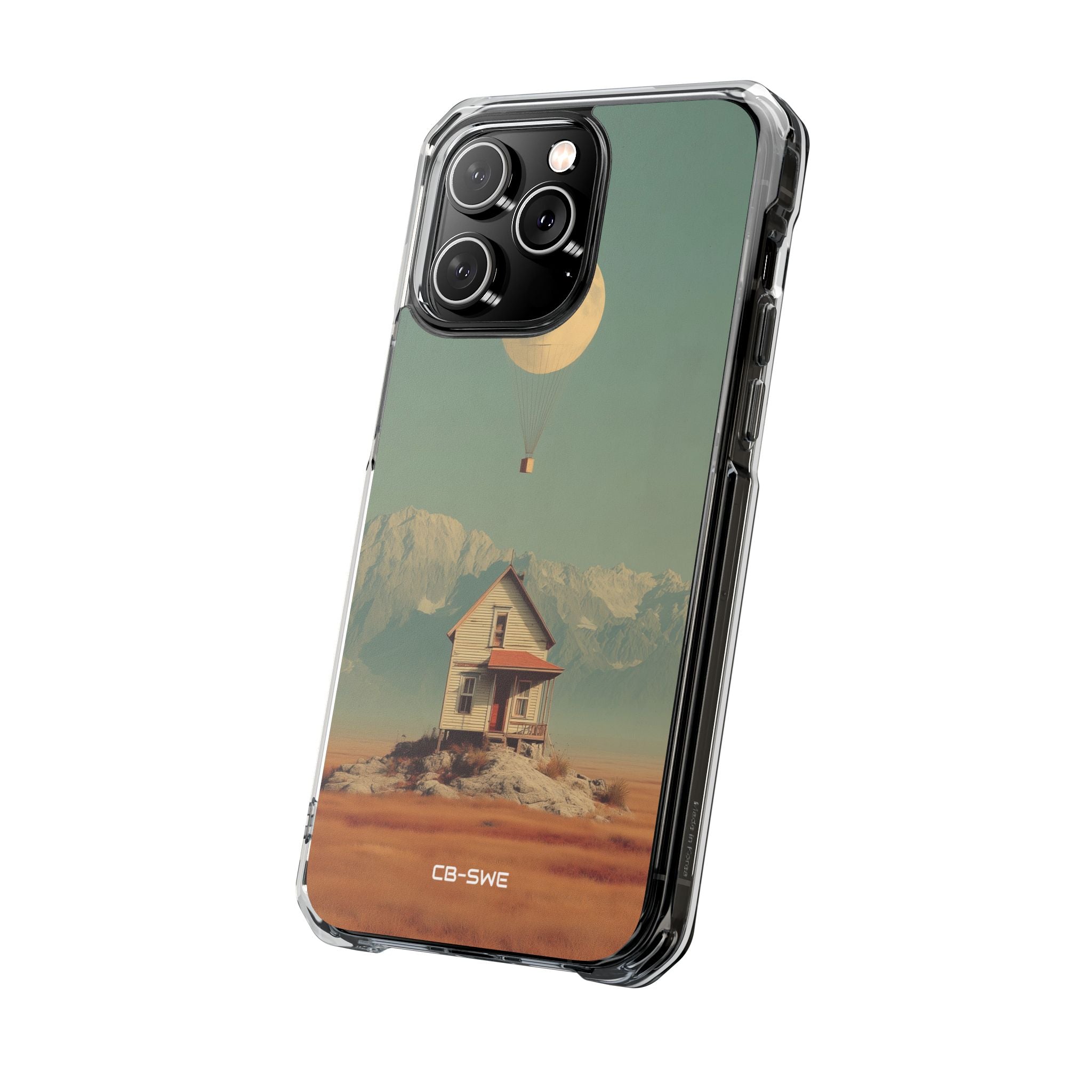 Moon Hovers Low iPhone Case - Impact