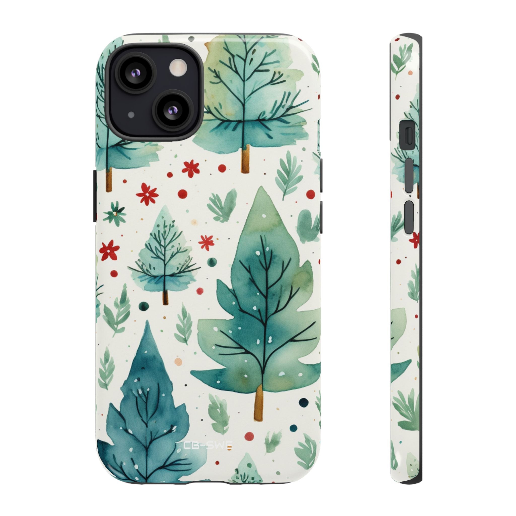 Joyful Evergreen Dance - iPhone Case