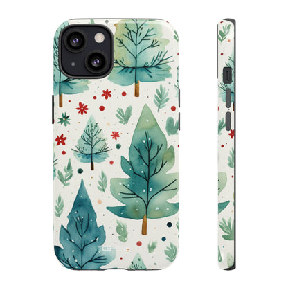 Joyful Evergreen Dance - iPhone Case