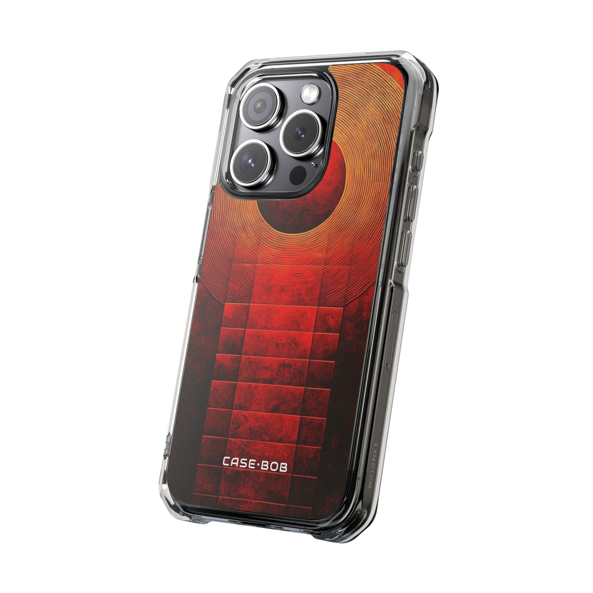 Crimson Orbit iPhone 15 Pro Case - Impact