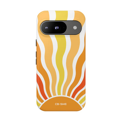 Retro Sunshine Waves - Google Pixel Case