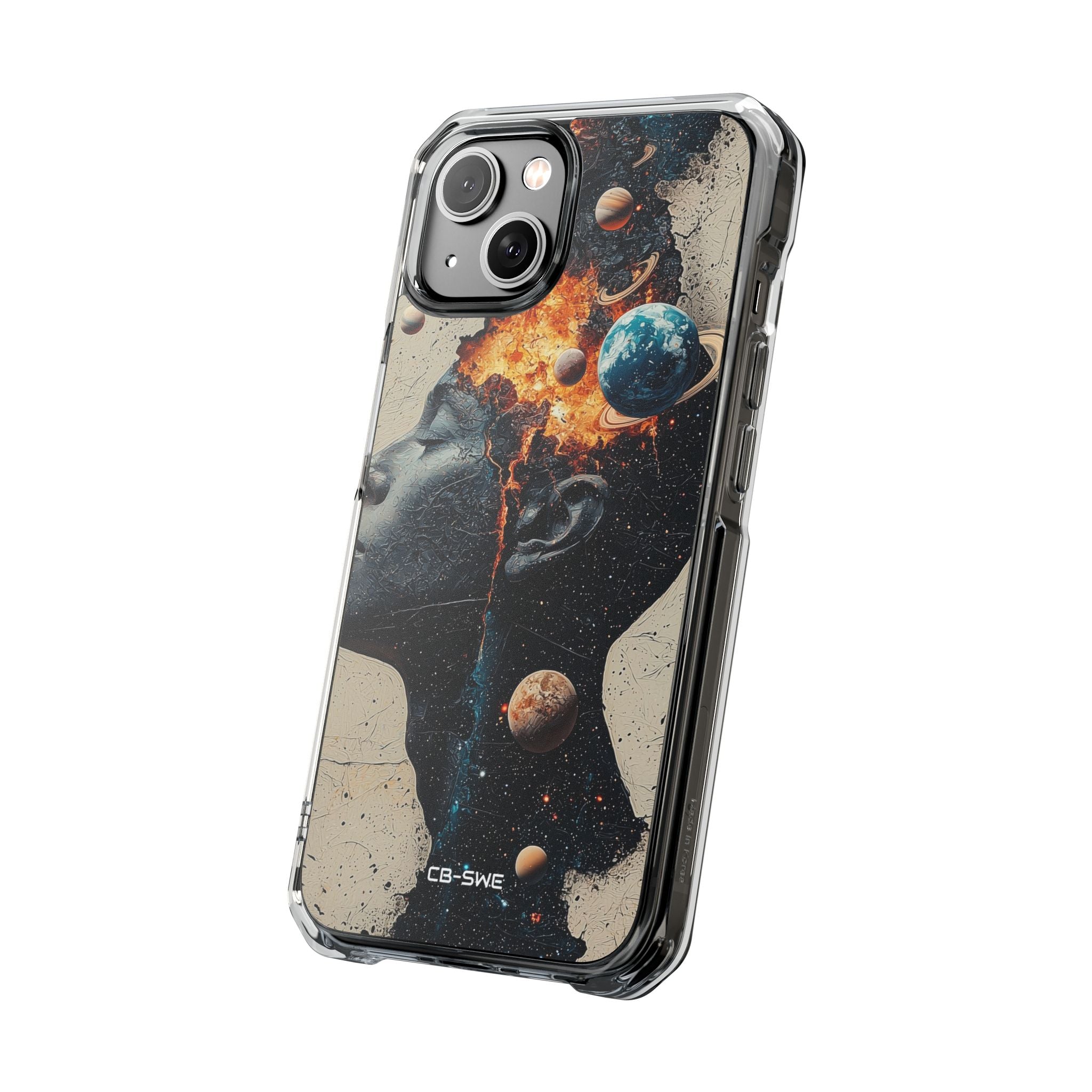 Cosmic Mind Erupts iPhone Case - Impact