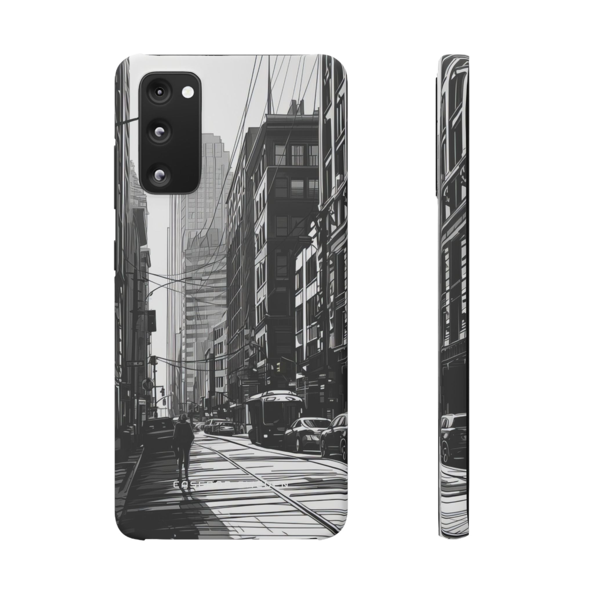 Urban Cityscape Line Perspective Samsung S20 - Slim Phone Case