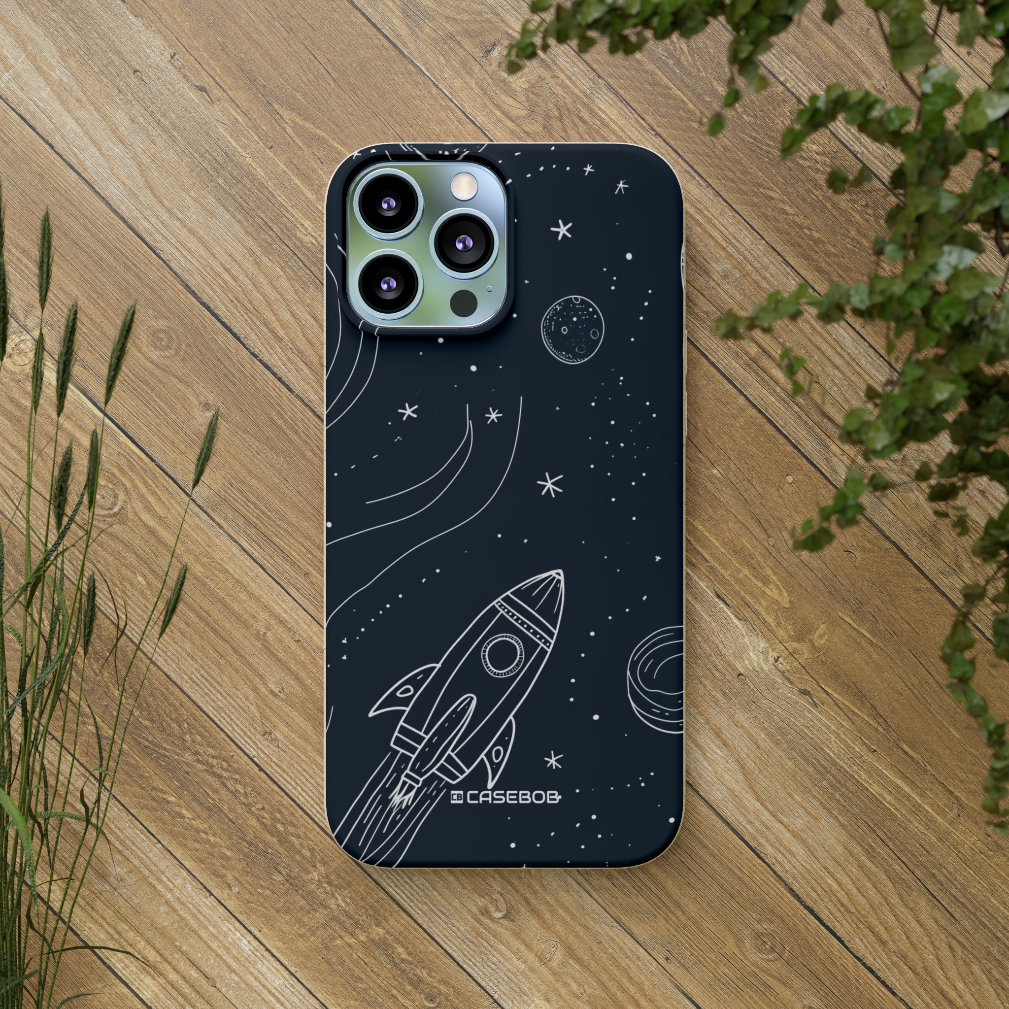 Cosmic Doodle Adventure | Biodegradable Phone Case