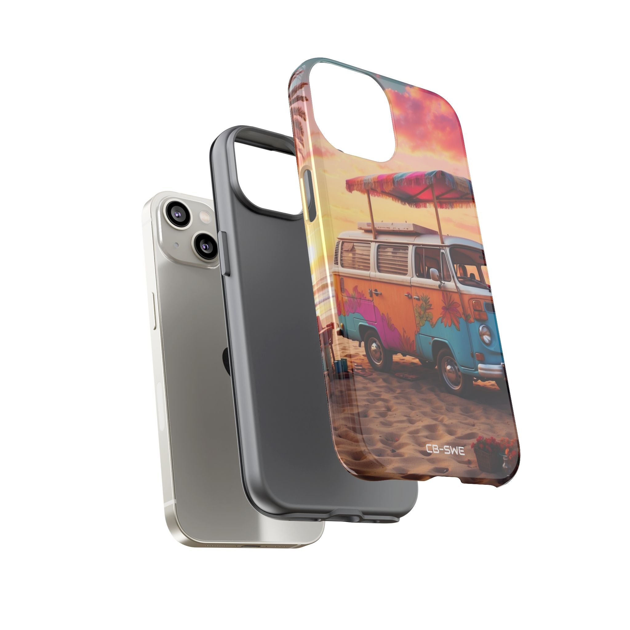 **Van Rests at Shore** - iPhone Case