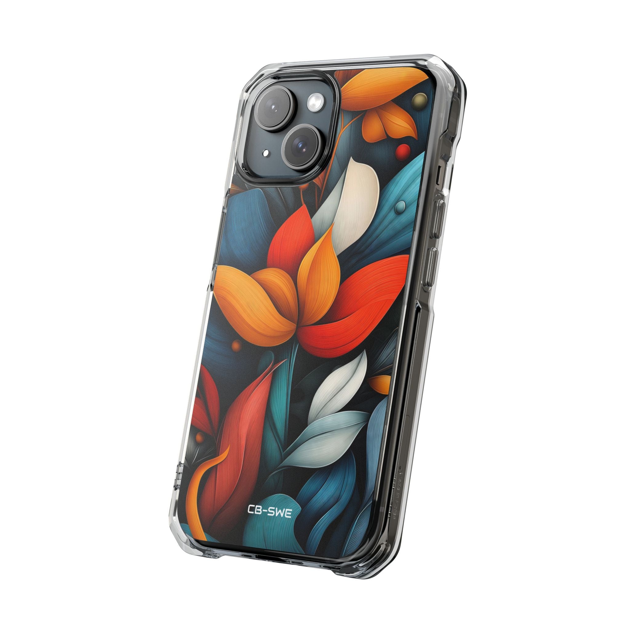 Vibrant Floral Harmony iPhone Case - Impact