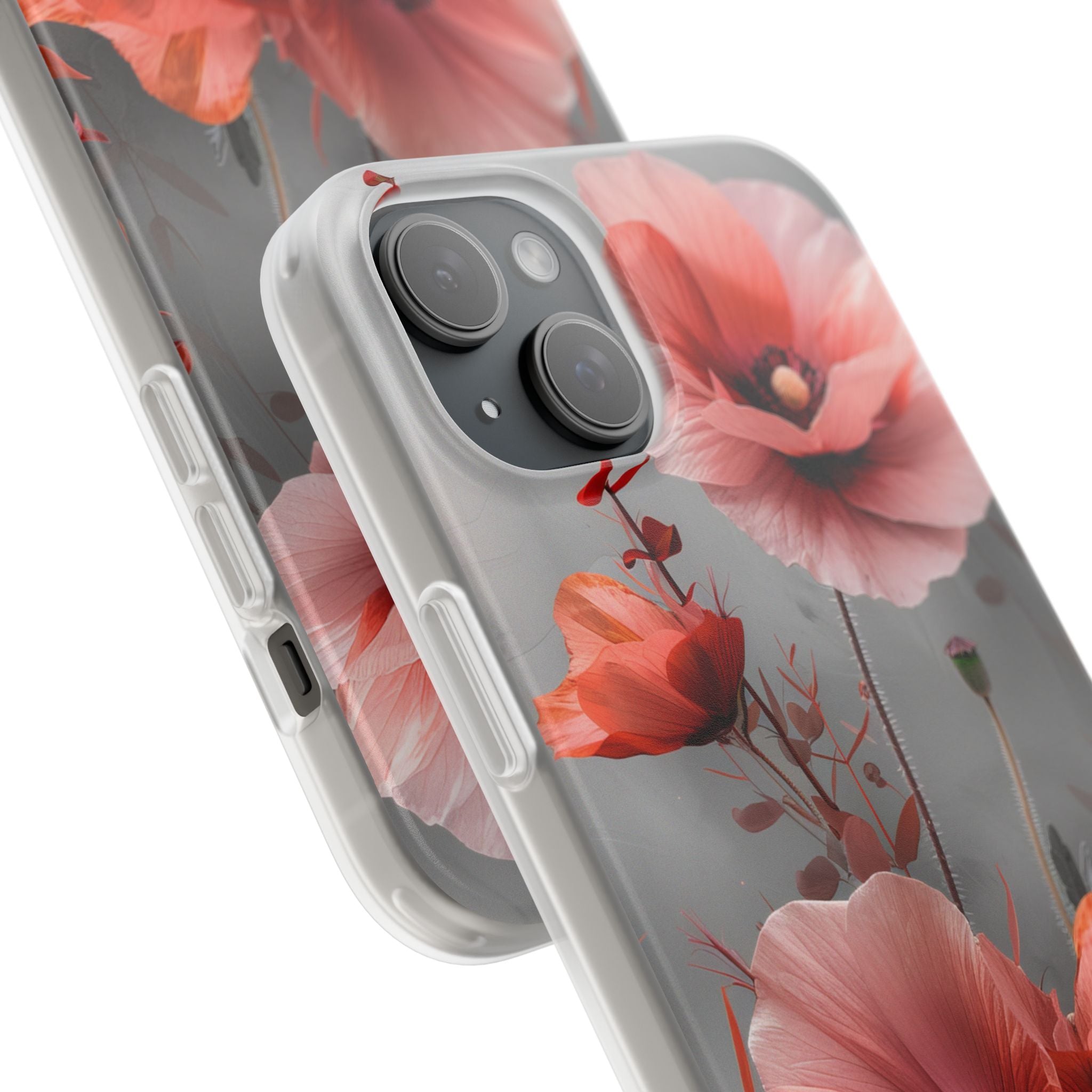 Ethereal Floral Elegance iPhone 15 - Flexi Phone Case