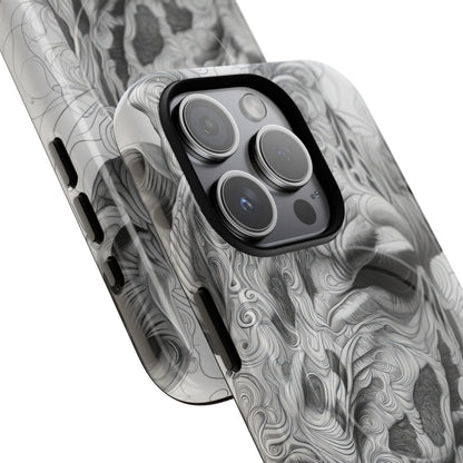 Swirling Giraffe Art iPhone 15 - Tough+