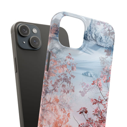 Floral Serenity Case - Slim iPhone 15 Phone Case