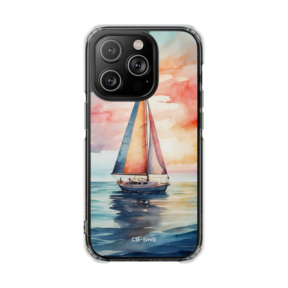 Sailboat Glides Calm iPhone Case - Impact