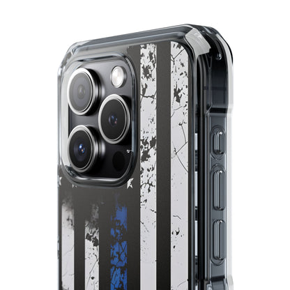 Blue Stripe Flag iPhone 15 Pro Case - Impact