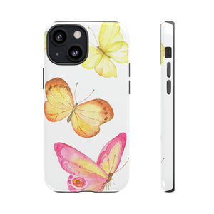 Watercolor Butterflyes - Protective Phone Case