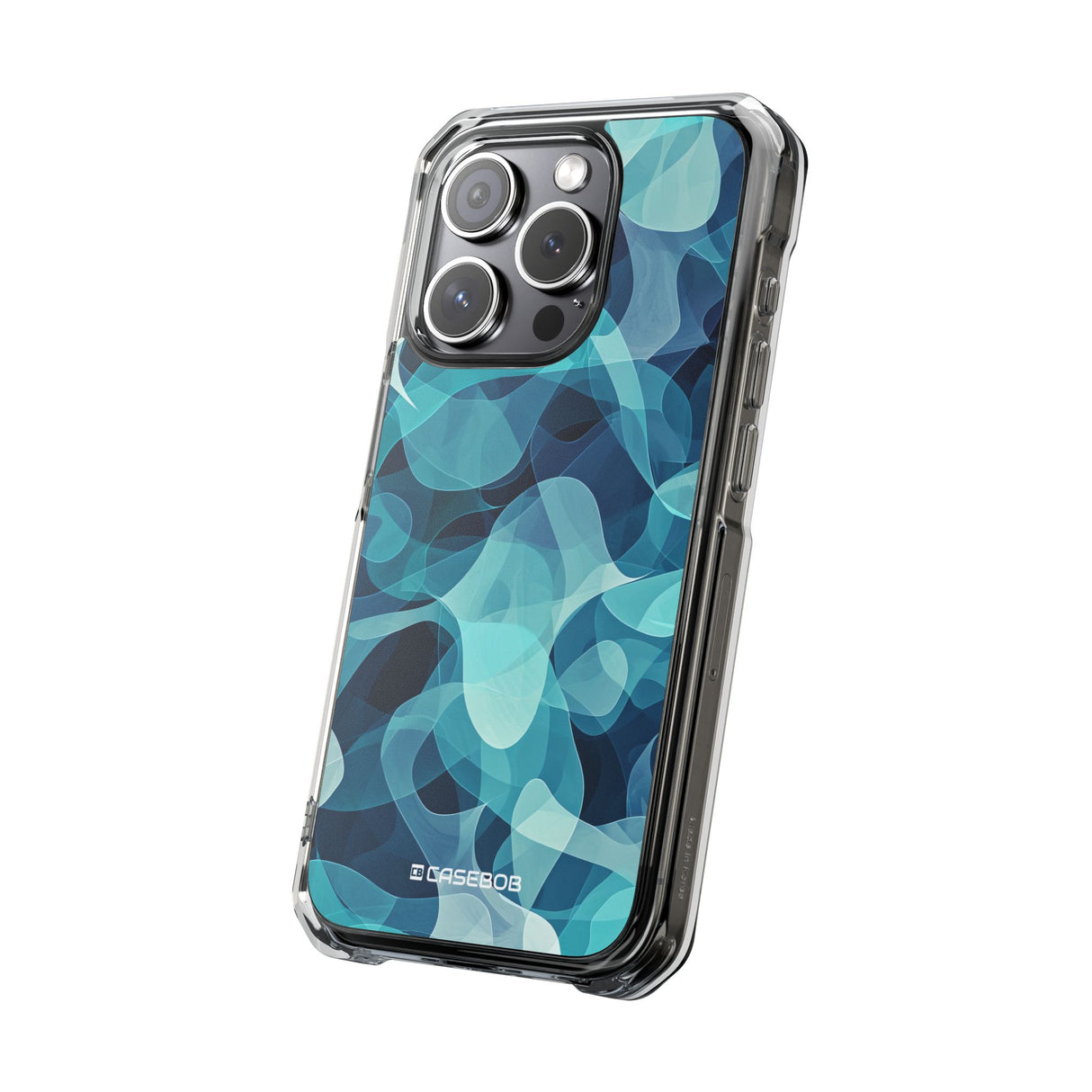 Cool Tones Showcase | Handyhülle für iPhone (Clear Impact Case – magnetisch)