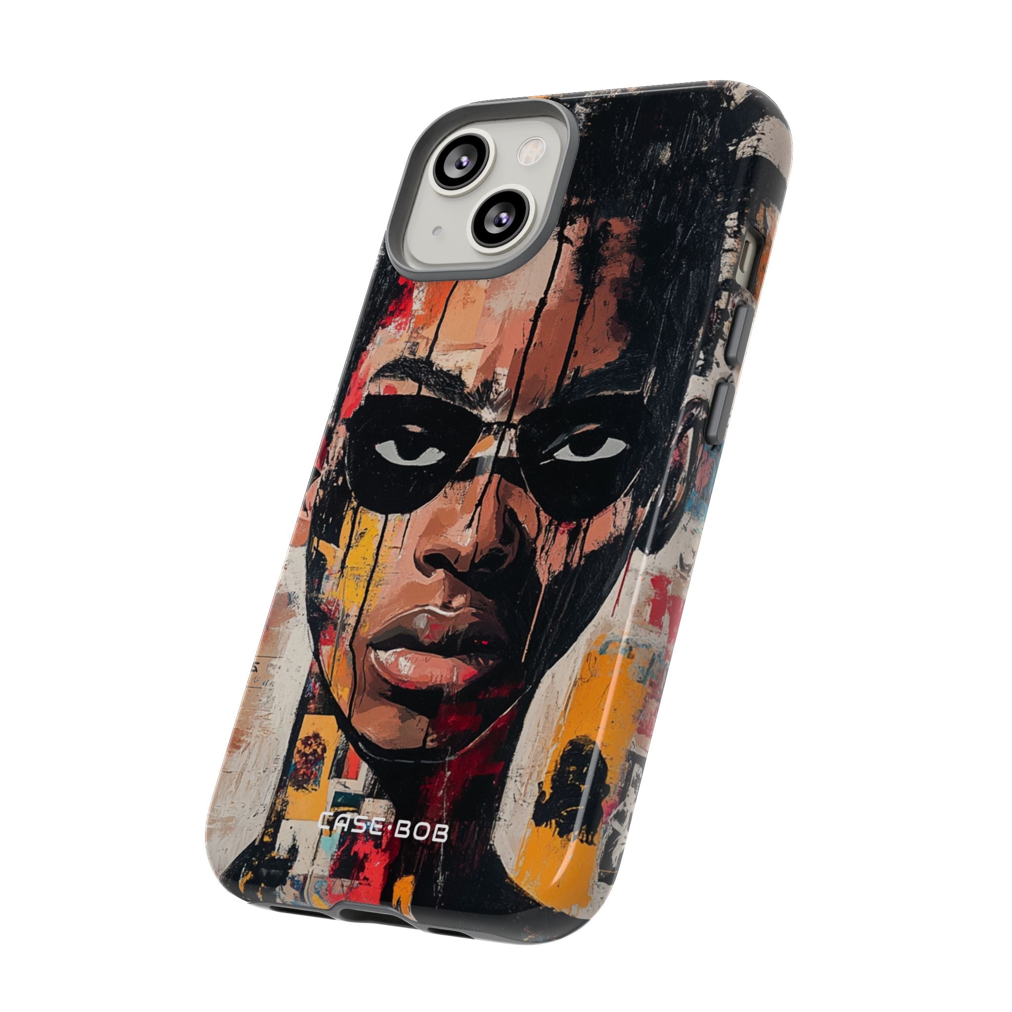 Masked Portrait Drips iPhone 14 Case - Tough