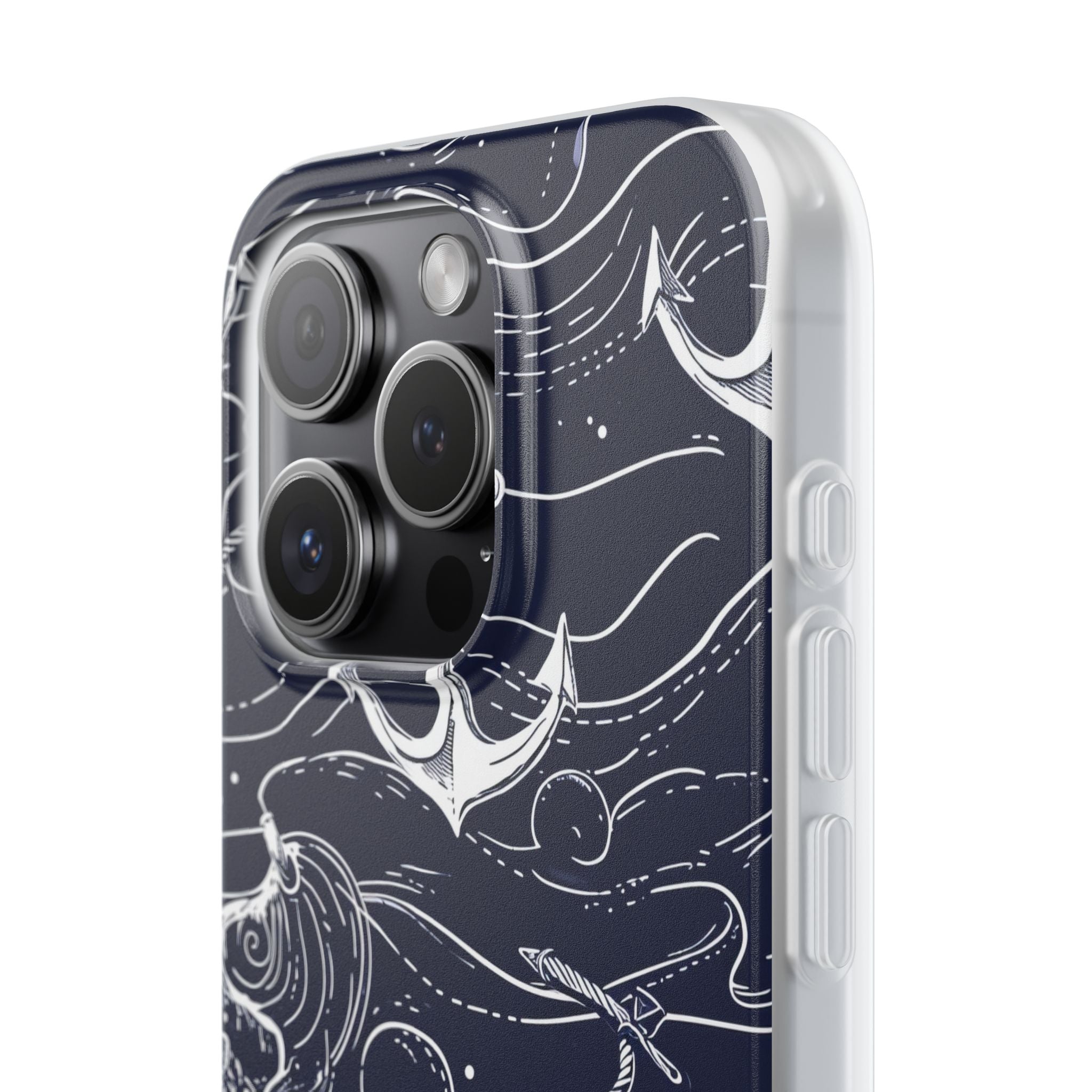 Gradient Anchorflow Waves iPhone 15 - Flexi Phone Case