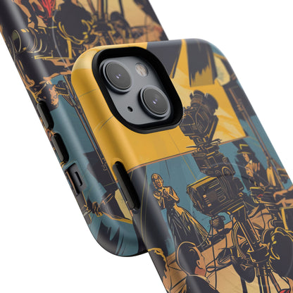 Golden Era Cinematic Spotlight iPhone 14 | Tough+ Phone Case