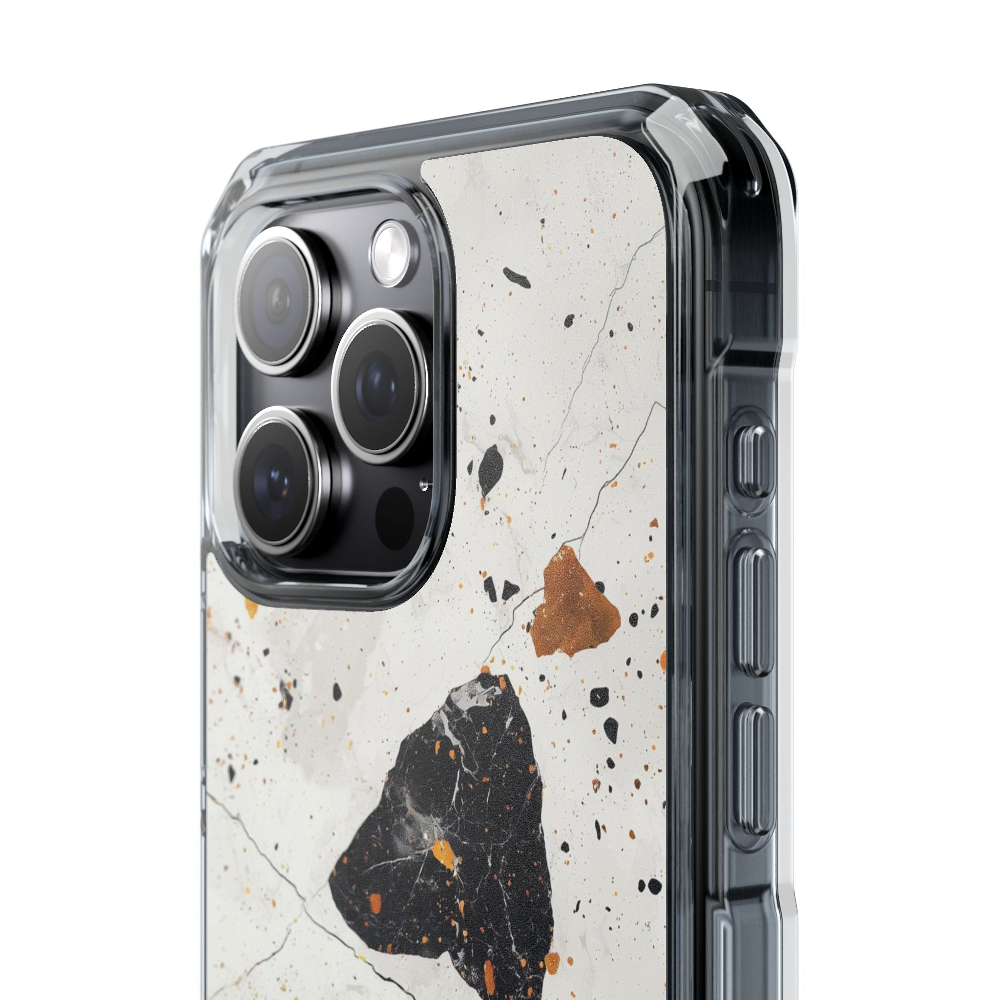 Golden Shapes Dance iPhone Case - Impact