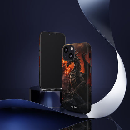Fiery Dragon Soars - iPhone Case