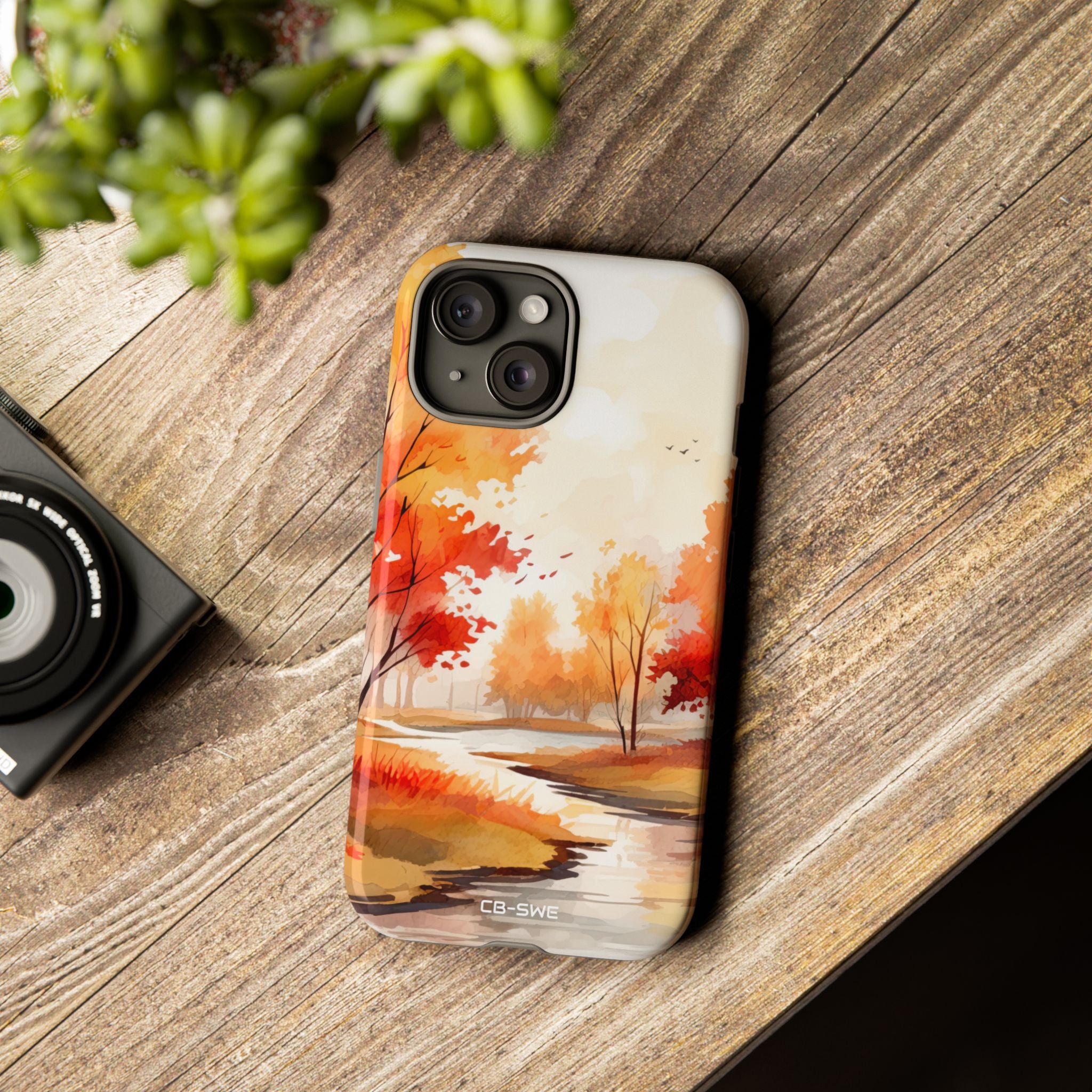 Autumn Leaves Dance - iPhone Case