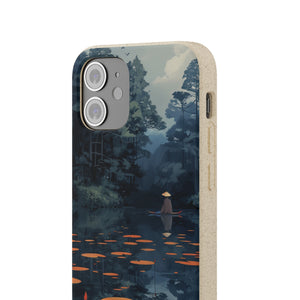 Tranquil Lotus Serenity | Biodegradable Phone Case