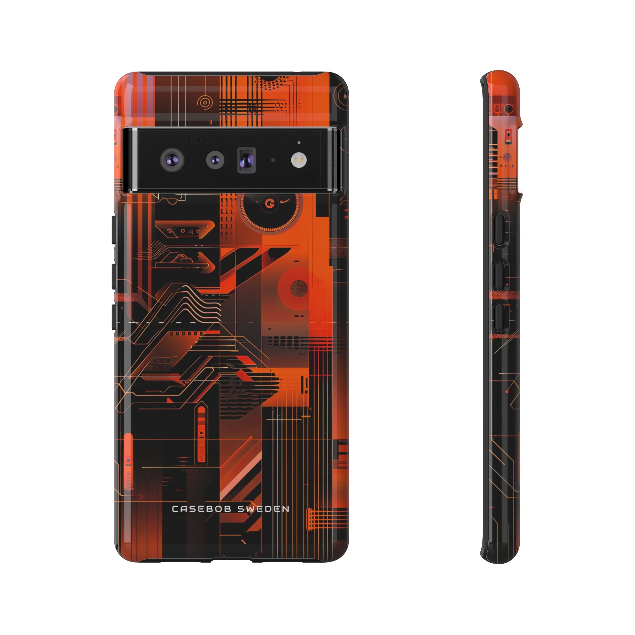 Gradient Circuitburst Google Pixel 6 - Tough Phone Case