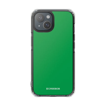 Pigment Green - Clear Impact Case for iPhone