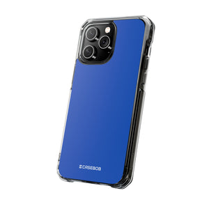 Sapphire Blue | Phone Case for iPhone (Clear Impact Case - Magnetic)