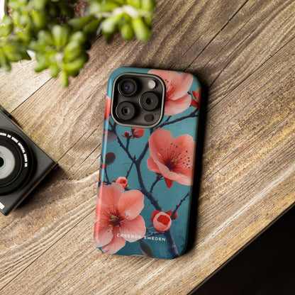 Floral Harmony Burst iPhone 15 - Tough Phone Case