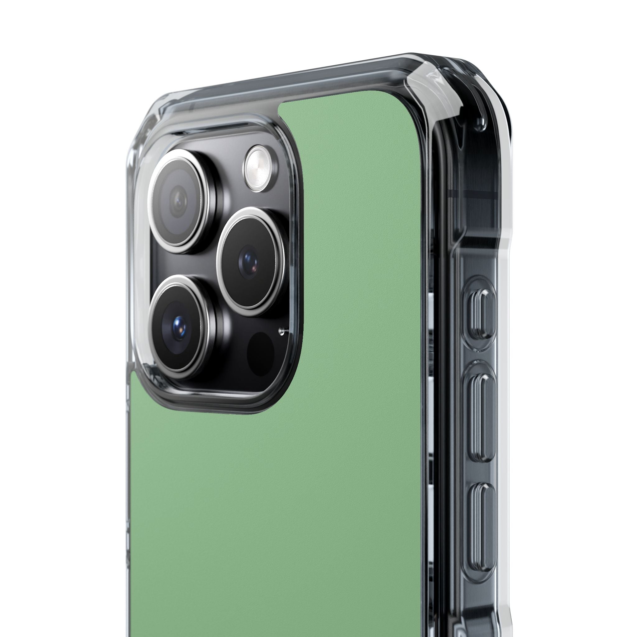 Dark Sea Green - Clear Impact Case for iPhone