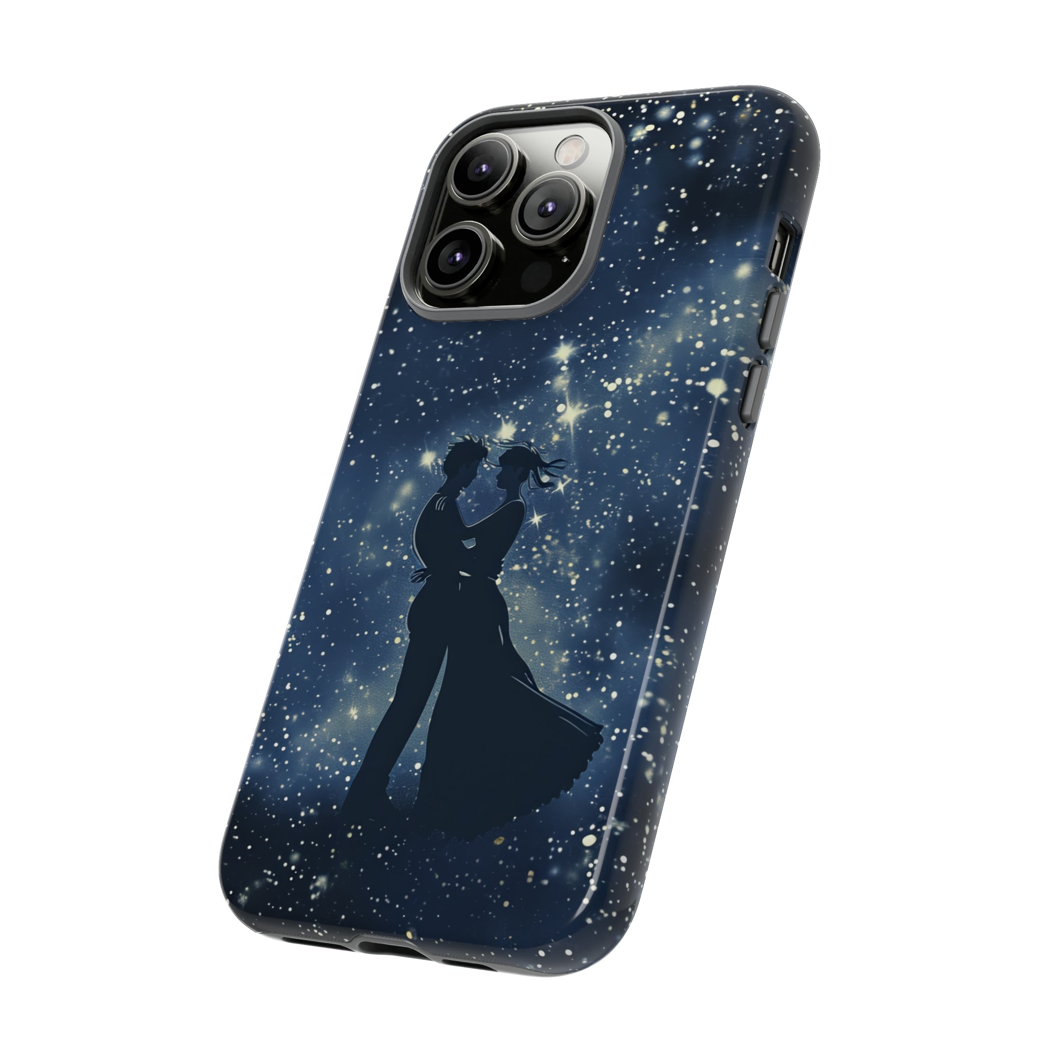 Starry Night Embrace - Protective Phone Case